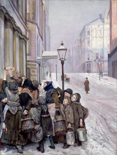 Kampf ums Überleben von Christian Krohg